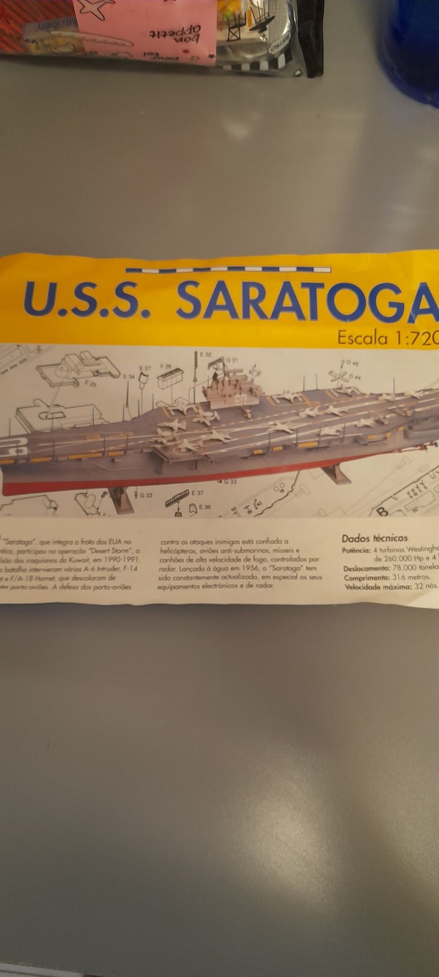 Kit de porta aviões Saratoga