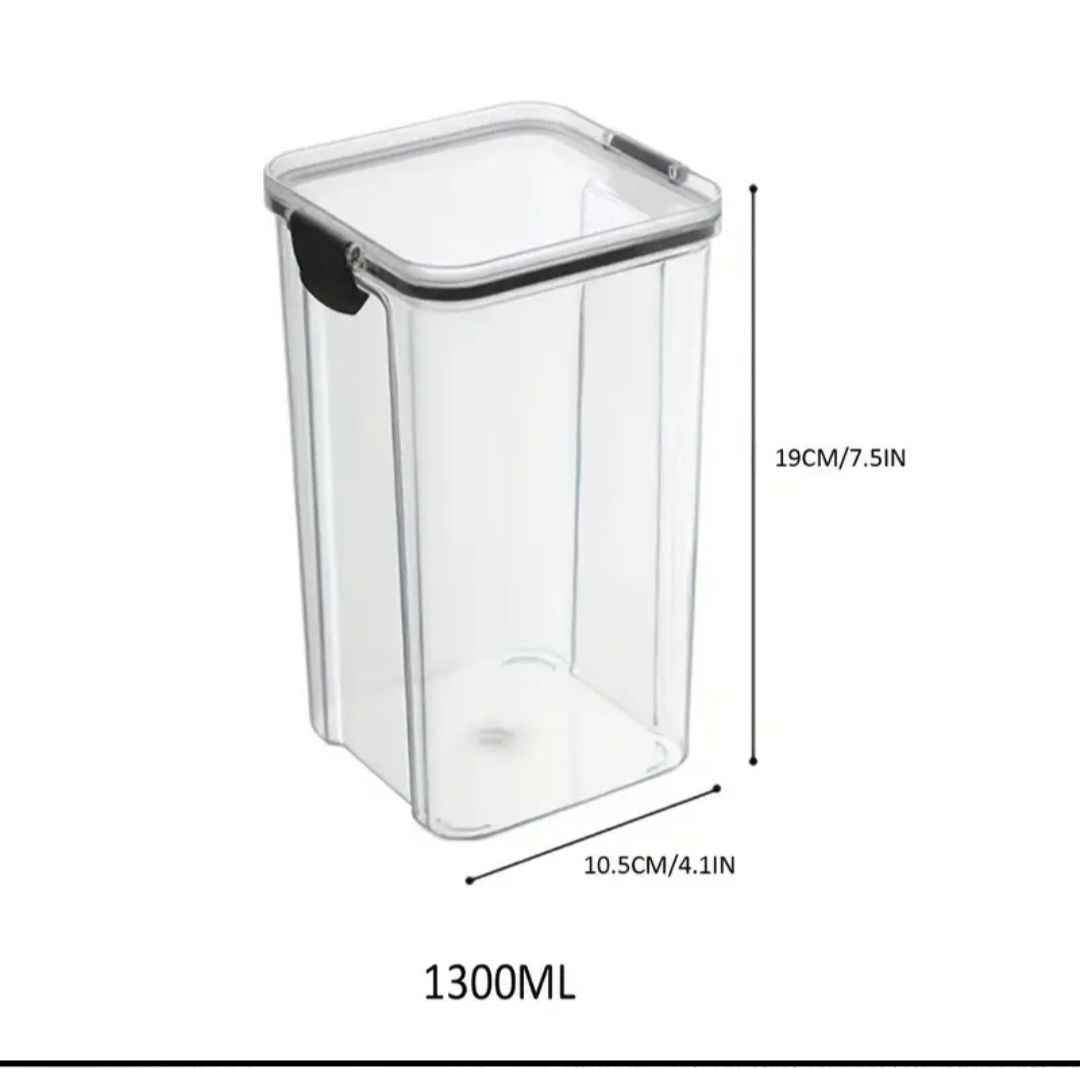 1300 ml duży pojemnik plastikowy na żywność hermetycznie zamykany z us