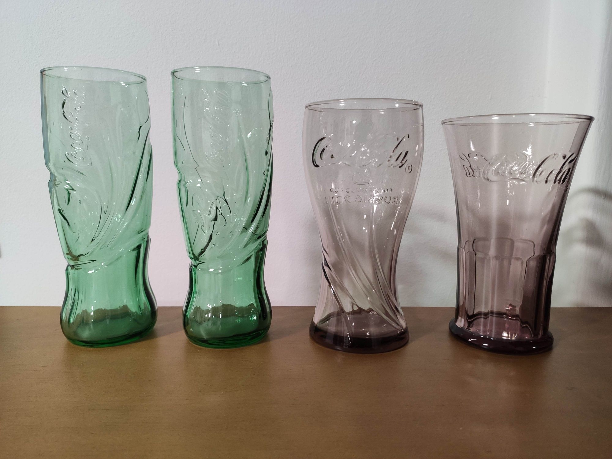 4 Copos Coca-Cola - Novos