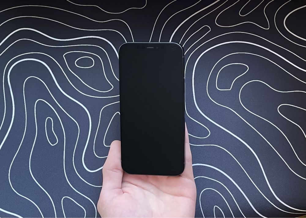 Превосходный iPhone 12 - 64 гб - 100% АКБ - NEVERLOCK - BLACK