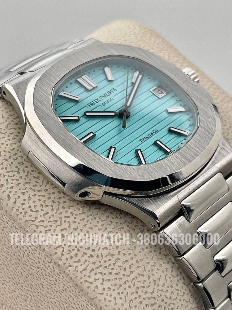 мужские наручные часы PatekPhilippe Nautilus 5711 3KF SS Tiffany Dial