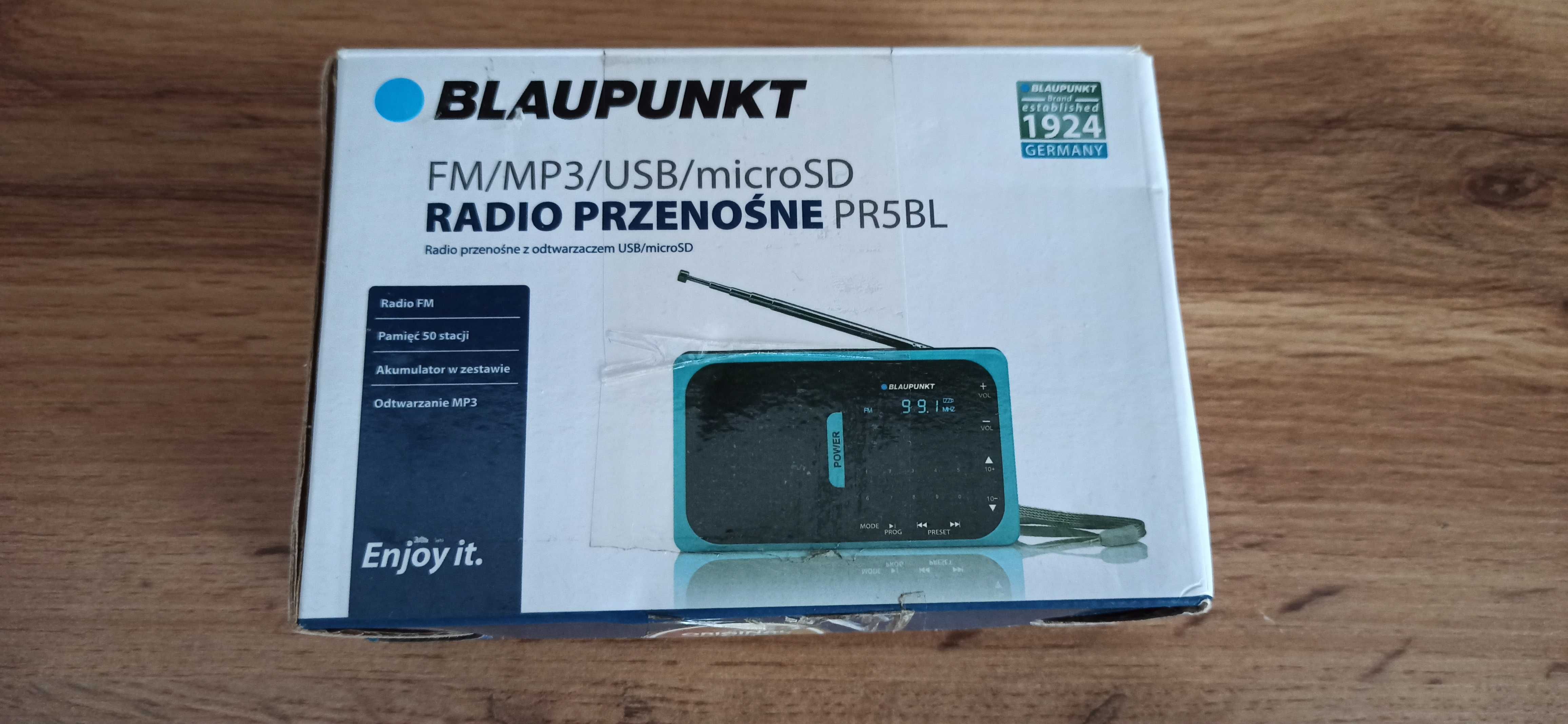 Портативний радіоприймач Blaupunkt  PR5BL.
