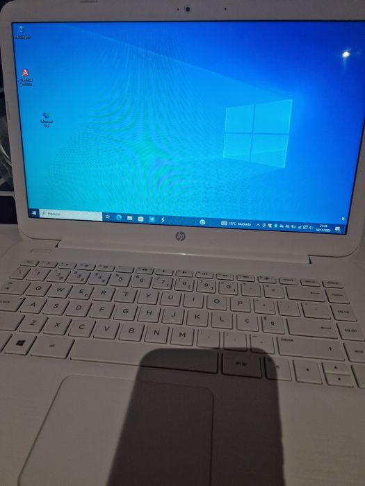 Vendo portatil HP branco + impressora + mochila