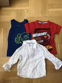 Сорочка Zara Baby 86 см + майка/футболка на хлопчика 1,5-2 р.