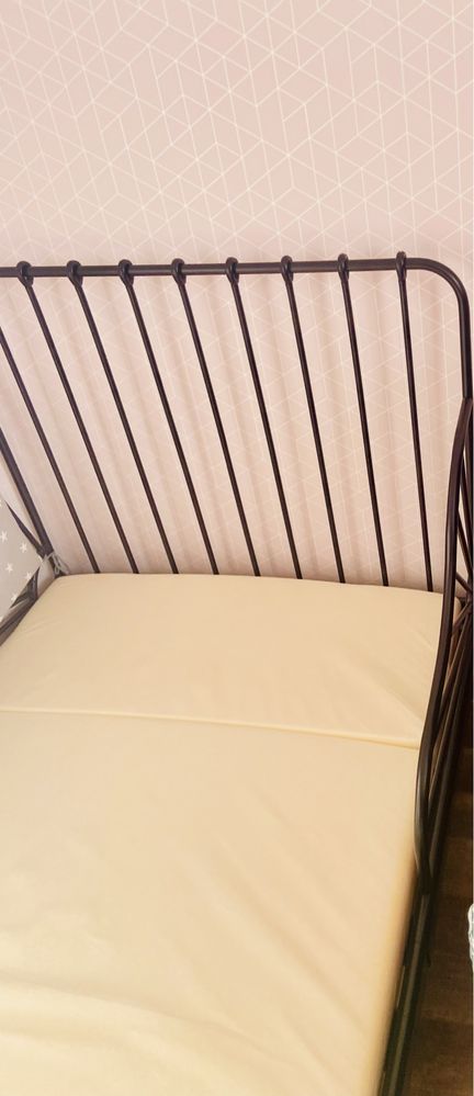 Łòżko ikea rosnace z dzieckiem 80x200 z materacem