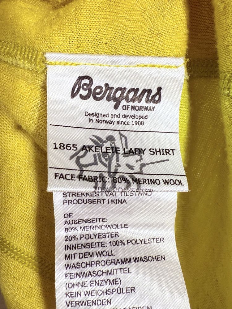 Damska koszulka termoaktywna Bergans merino S