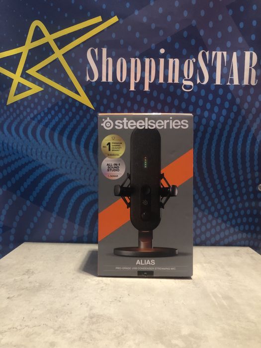 Мікрофон SteelSeries Alias [61601]• Новий • Гарантія