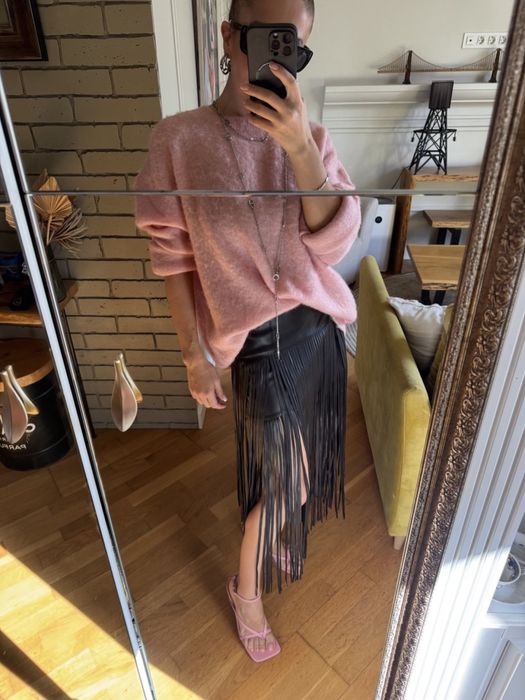 Спідниця з бахромою від Mango