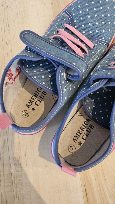 Dziewczęce tenisówki American Club