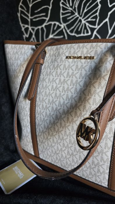 Сумка шоппер Michael Kors  Белая