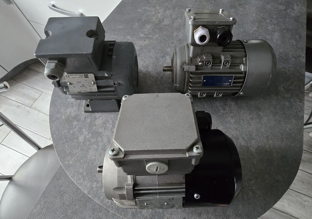 Silniki 3 fazowe Rexroth, Kacperek, VEM, 0,12 kW, 0,25 kW. Oś 11 mm