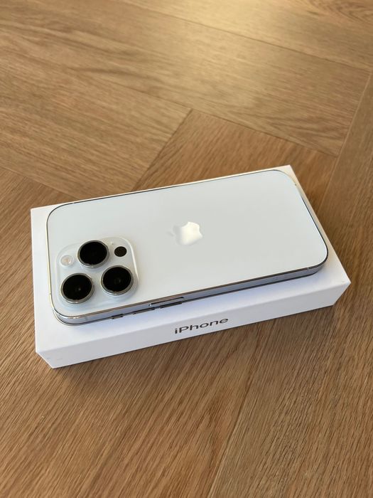 Idealny iPhone 14 Pro 128 GB SILVER w PERFEKCYJNYM stanie!
