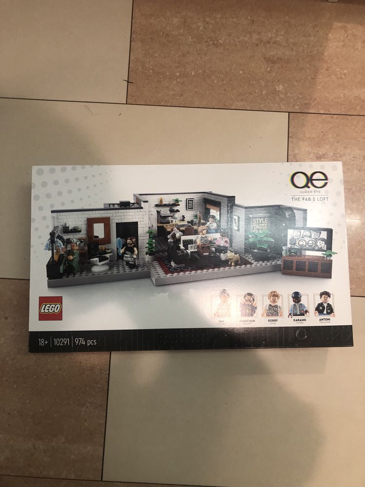 LEGO Queer Eye mieszkanie Fab five 10291