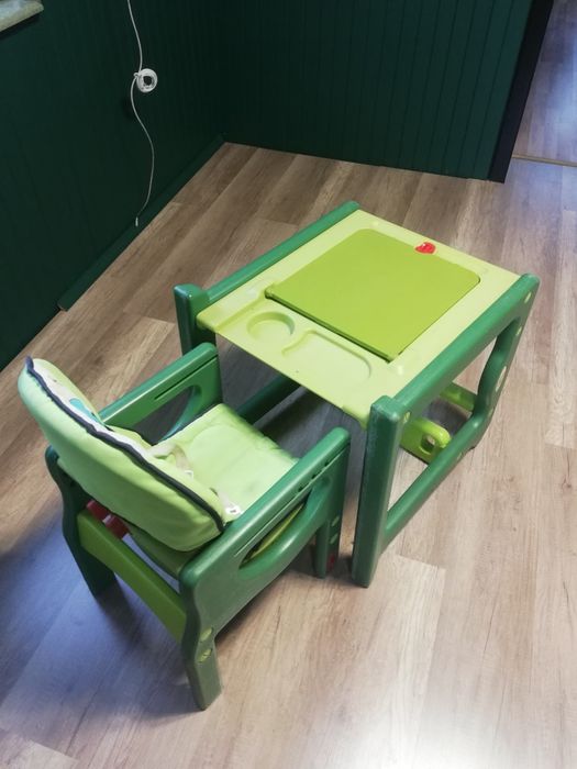 Krzesło krzesełko do karmienia plus stolik