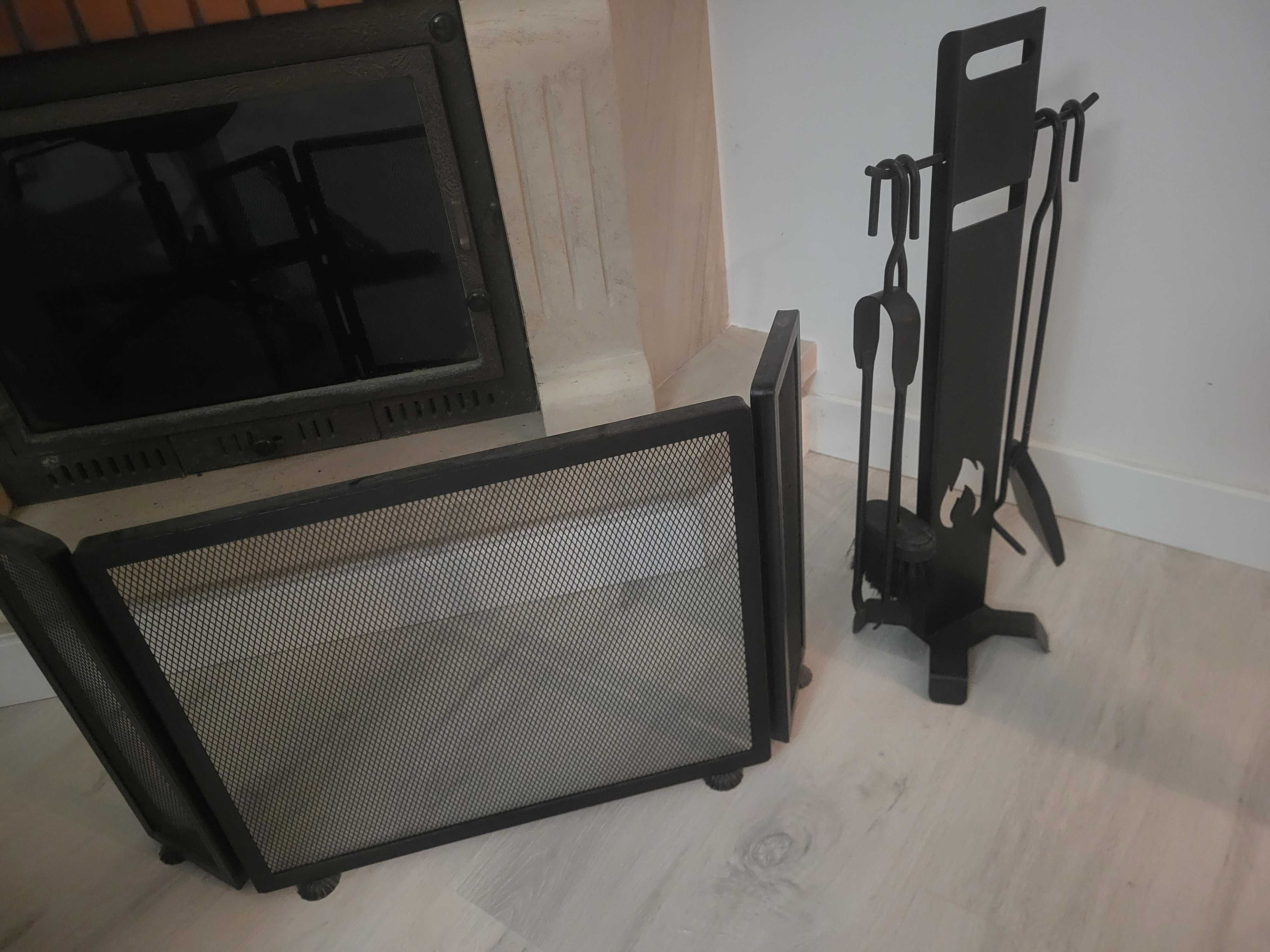 Conjunto de acessórios para lareira