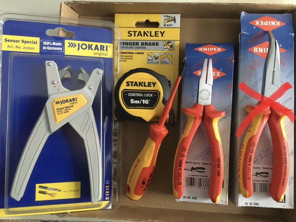 Stanley, Jokari, Knipex