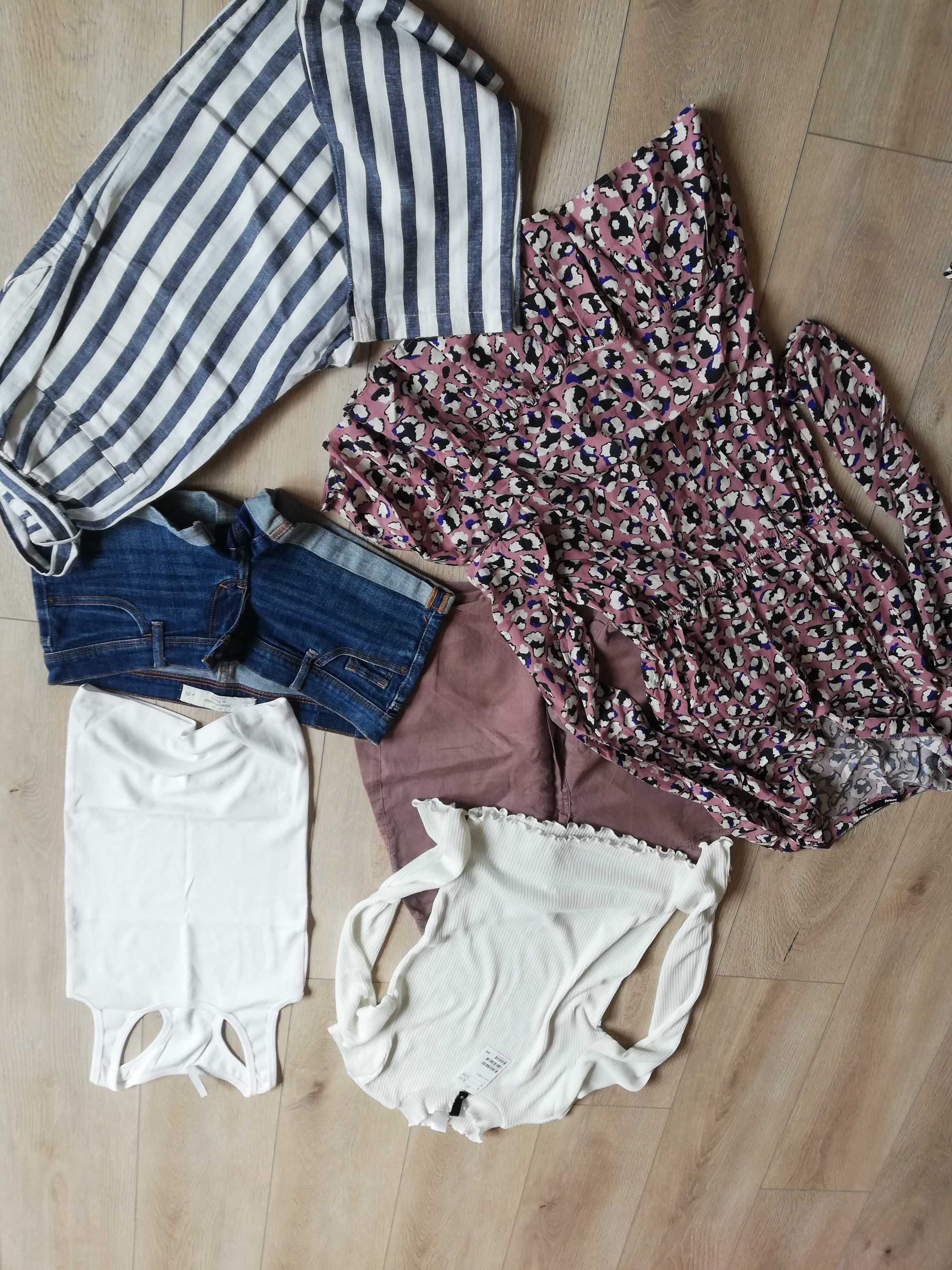 Zestaw ubrań rozmiar XS /S,20sztuk. Zara, Mohito, Bershka, Orsay,