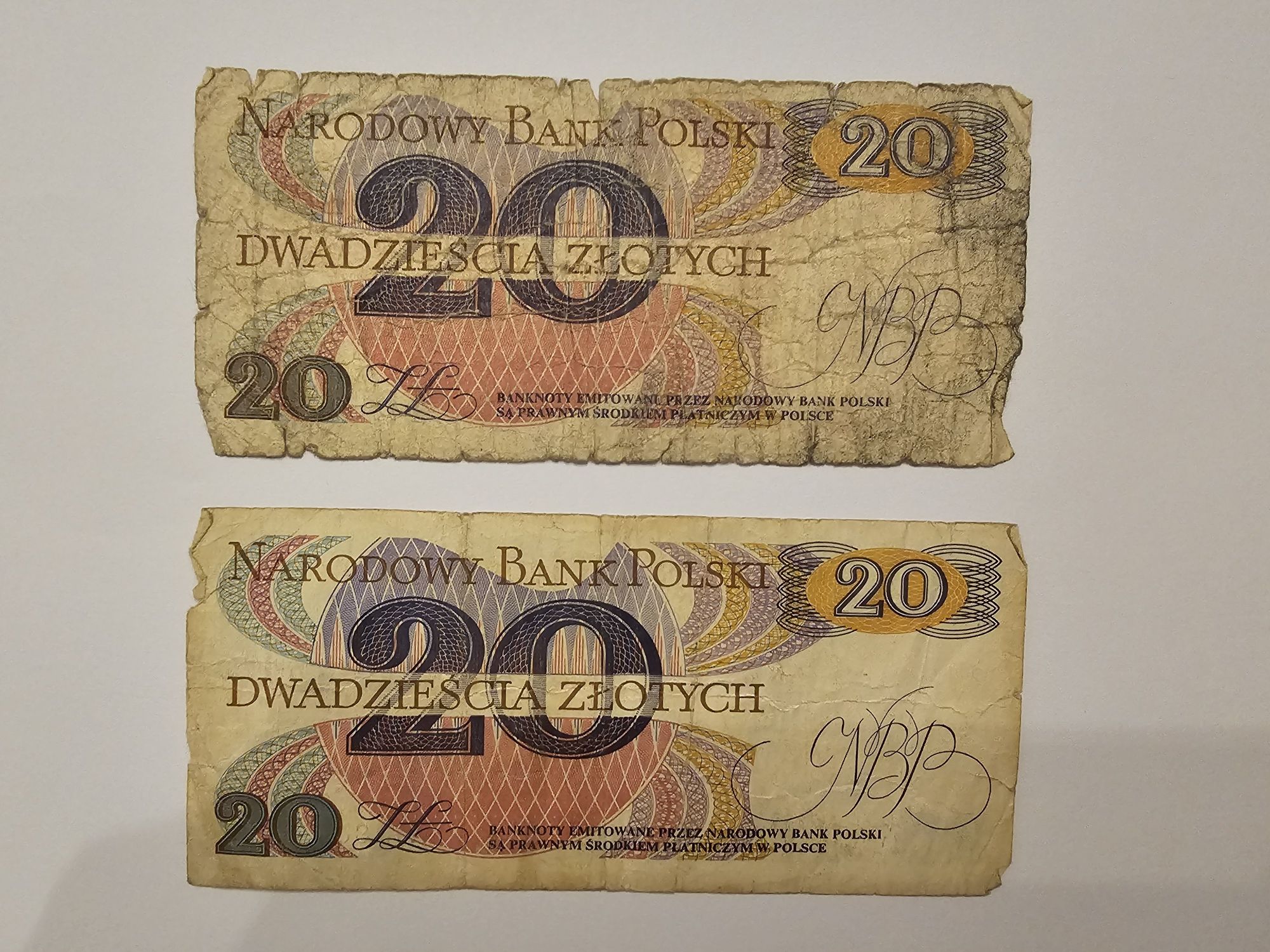 Banknoty PRL 40 sztuk zestaw