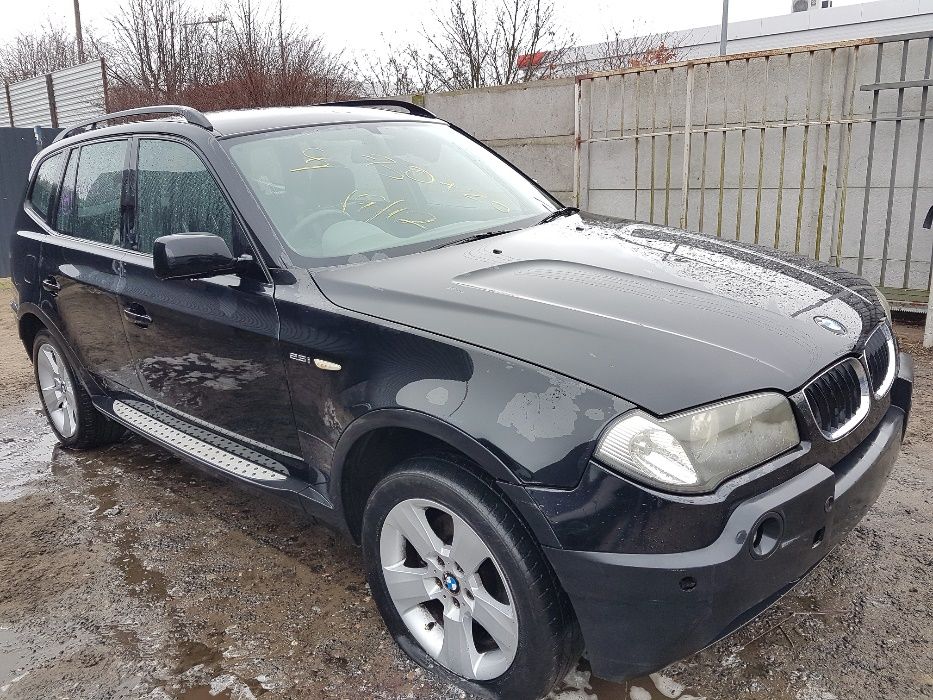 Maska błotnik zderzak drzwi BMW X3 E83 black sapphire metallic