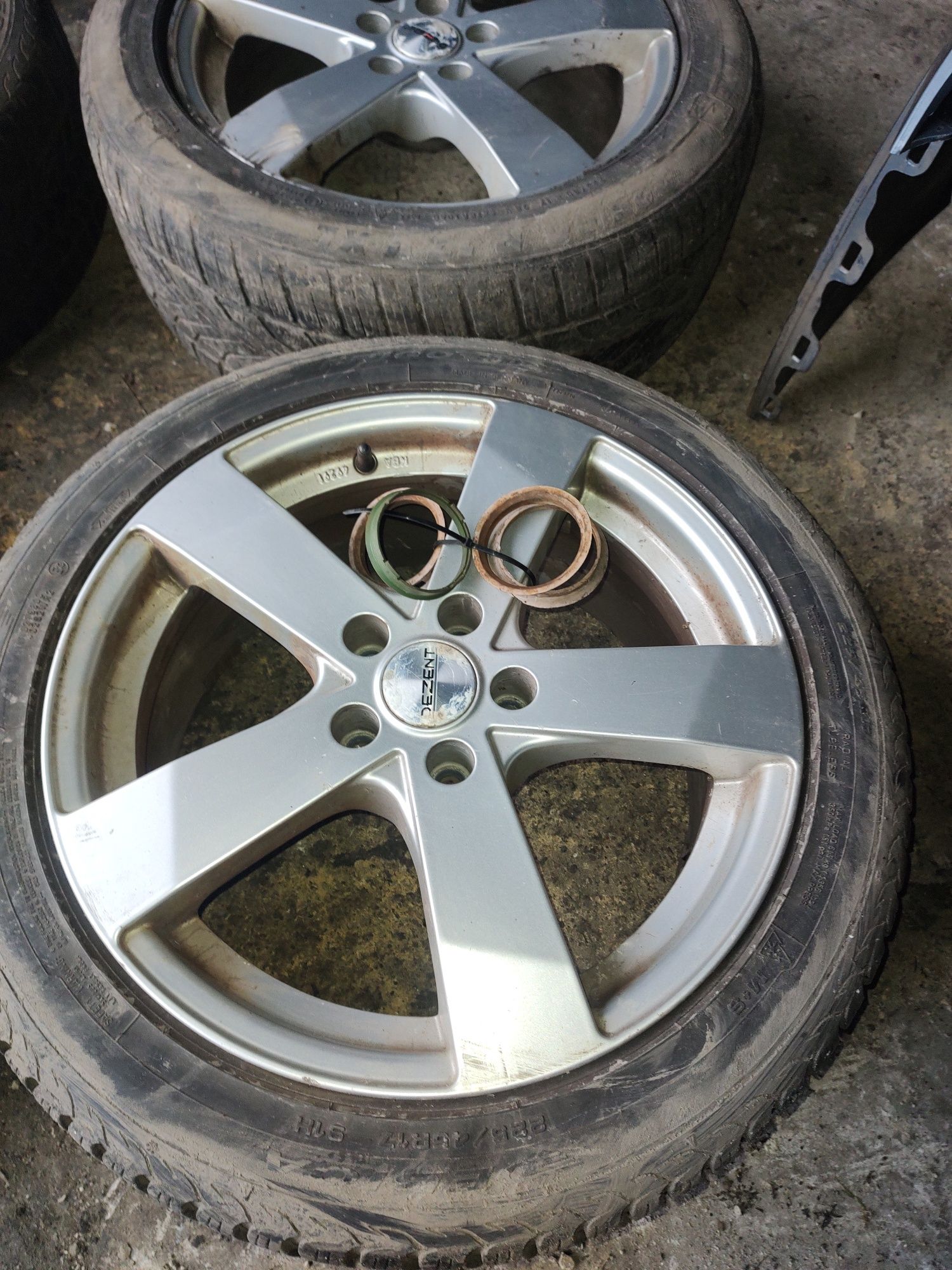 Alufelgi R17 5x108 peugeot ford Volvo opony letnie 215/55