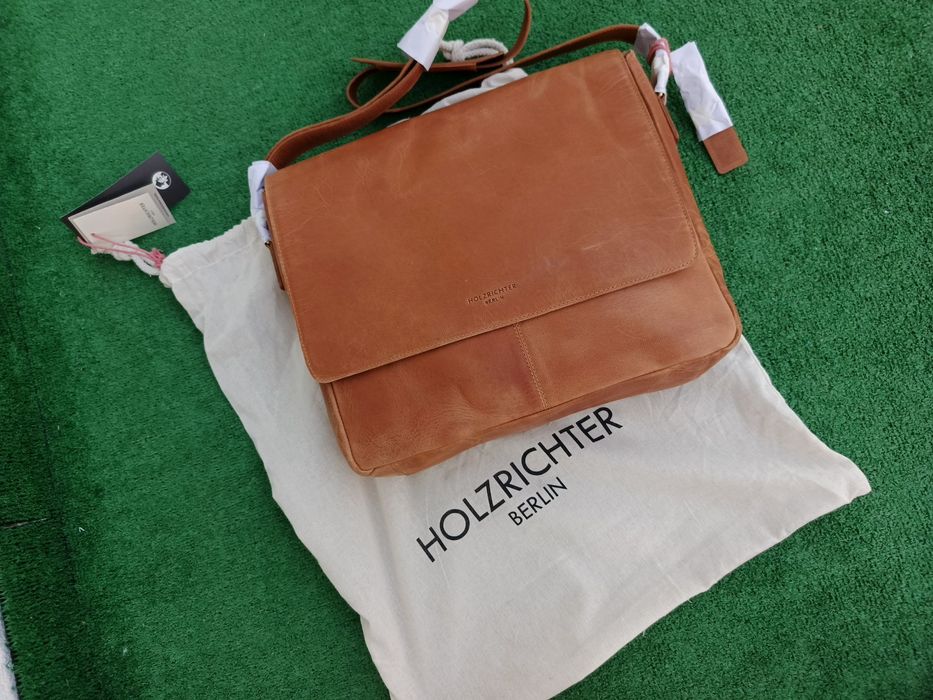 Чоловіча шкіряна сумка через плече Holzricter Berlin