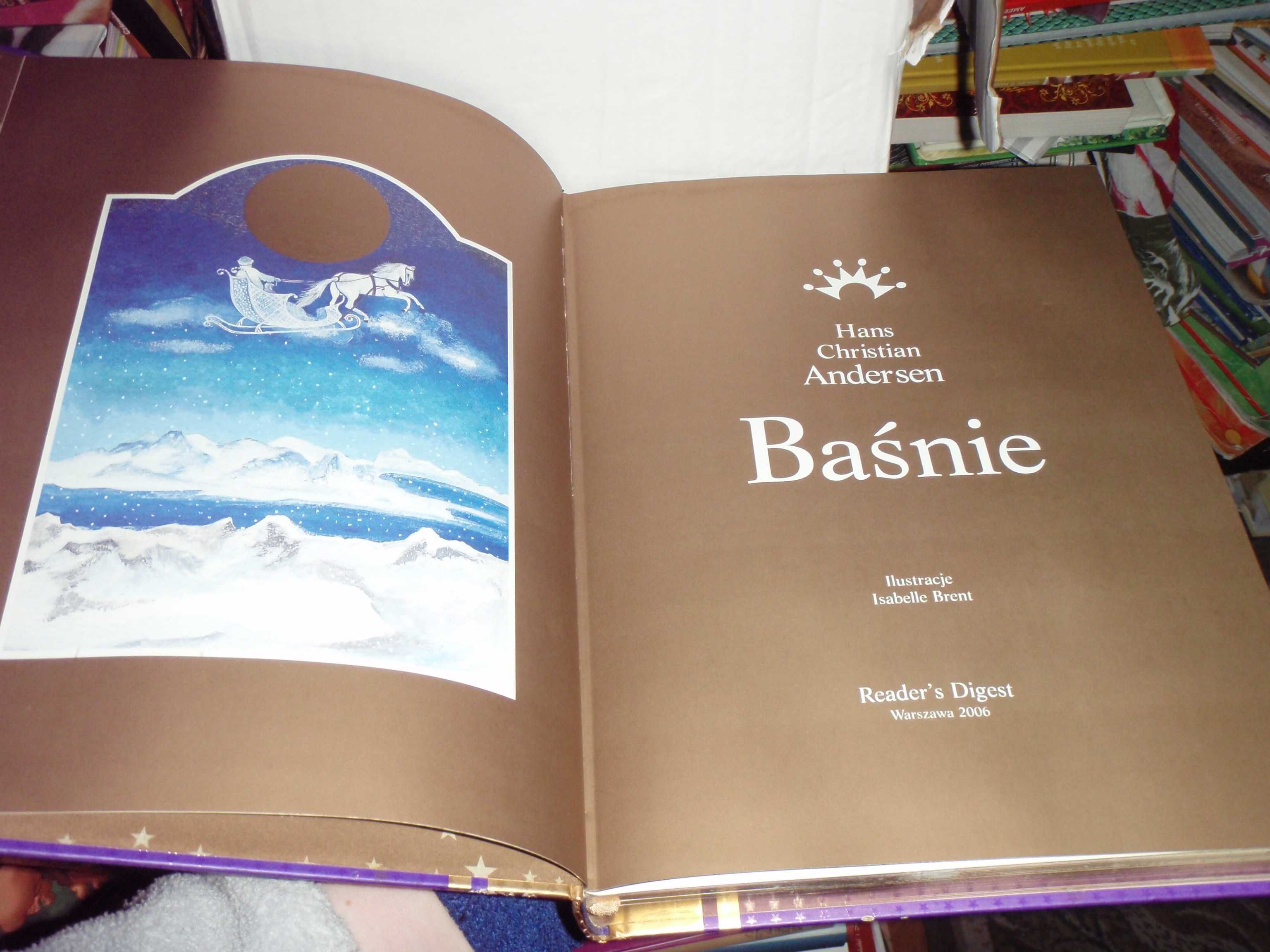 Andersen BAŚNIE  Reader's Digest  twarda złocona oprawa