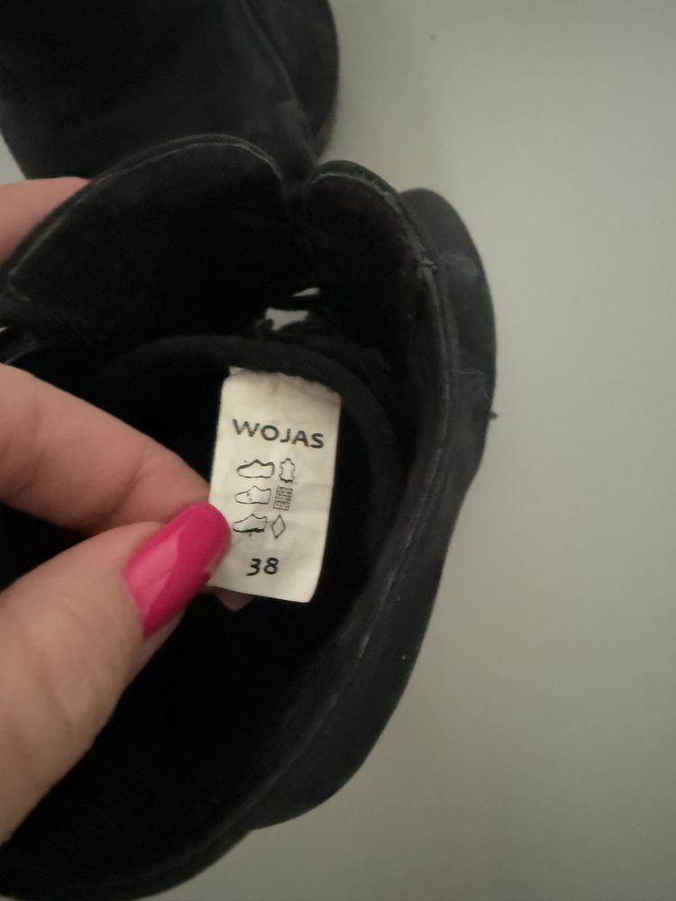 Botki wojas czarne
