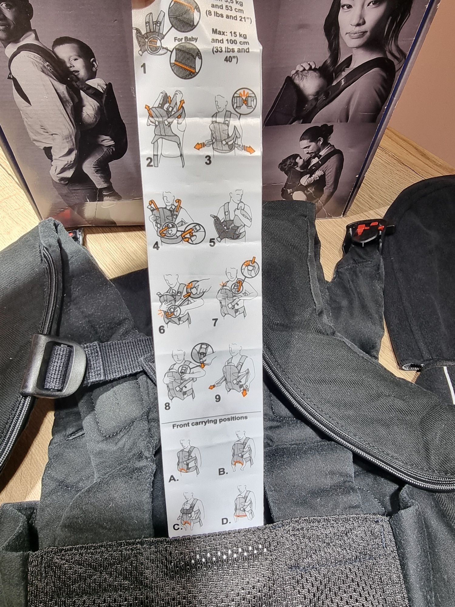 Nosidło szelki BabyBjorn One + Cover for baby Carrier - ochraniacz