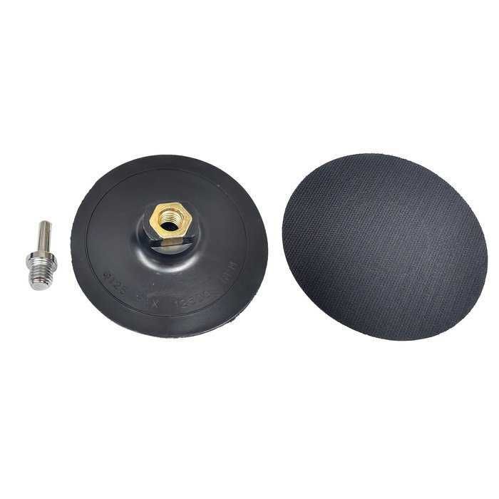 DYSK TWARDY Z RZEPEM Na SZLIFIERKĘ Wiertarkę Polerkę 125mm M14 Adapter