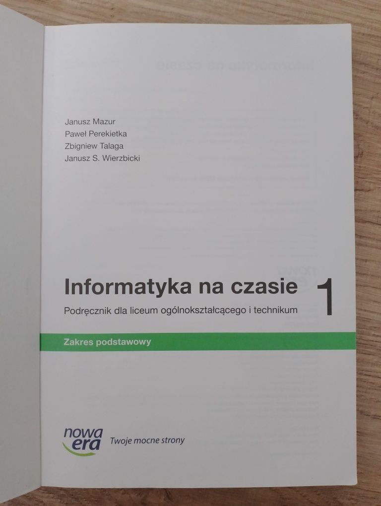Podręcznik - Informatyka na czasie 1