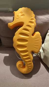 Duża lampka ścienna IKEA dziecięca kinkiet dla dziecka konik morski