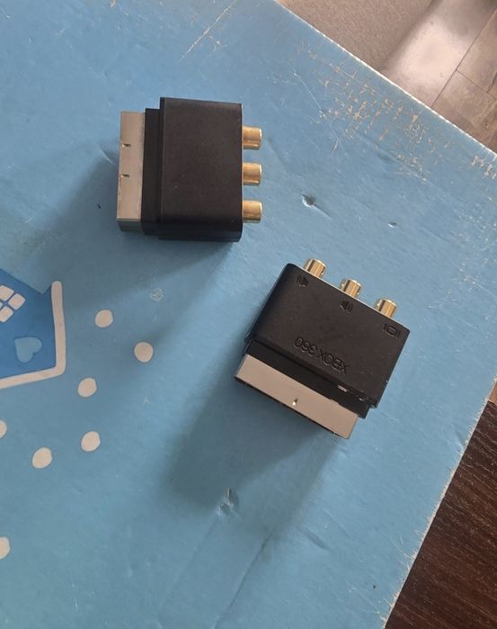 Przejściówka hdmi smart scart AV czincza audio xbox 360 kostka adapter