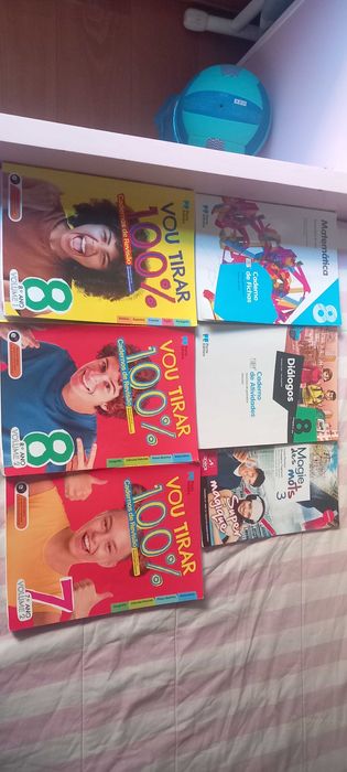 Cadernos de fichas do 8 ano e 7 ano