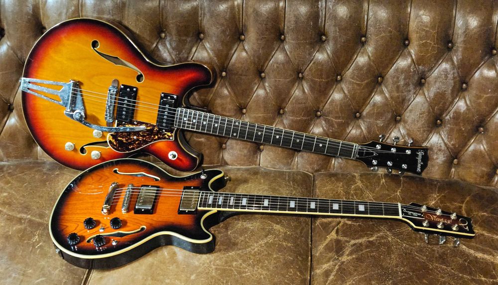 Lote de 6 guitarras Epiphone, Eko,  Italia, HB, Guyatone, Vantage