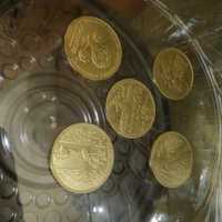 Набір ювілейних монет 1 гривня (комплект 5 шт.)