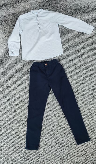 Komplet galowy koszula chinosy święta komunia chrzciny wesele