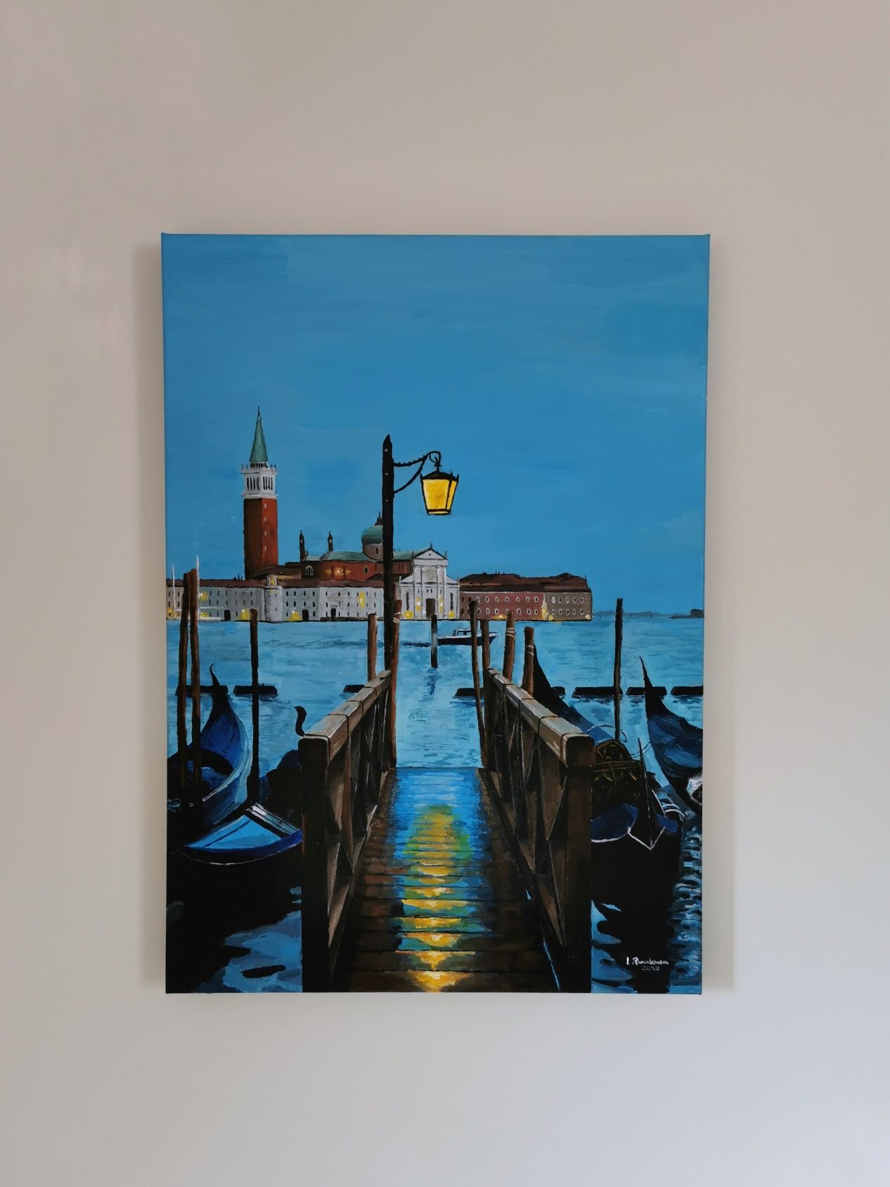 "Wieczór w Wenecji" obraz akrylowy 50x70cm