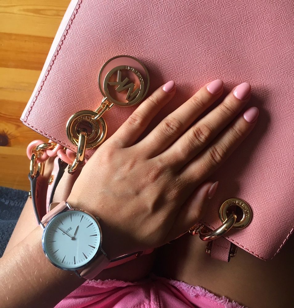 Michael Kors MK cynthia róż small