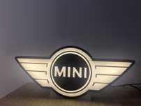 Logotipo luminoso Mini cooper 30cm
