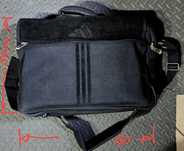 ADIDAS TERREX torba lotnicza trenerska coach cordura zamsz czarna stal