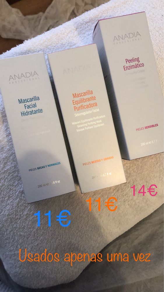 Cosméticos faciais Anadia