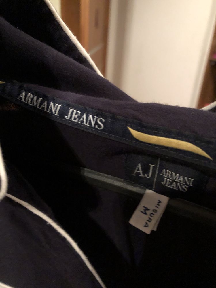 Koszulka polo Armani Jeans czarna r.M