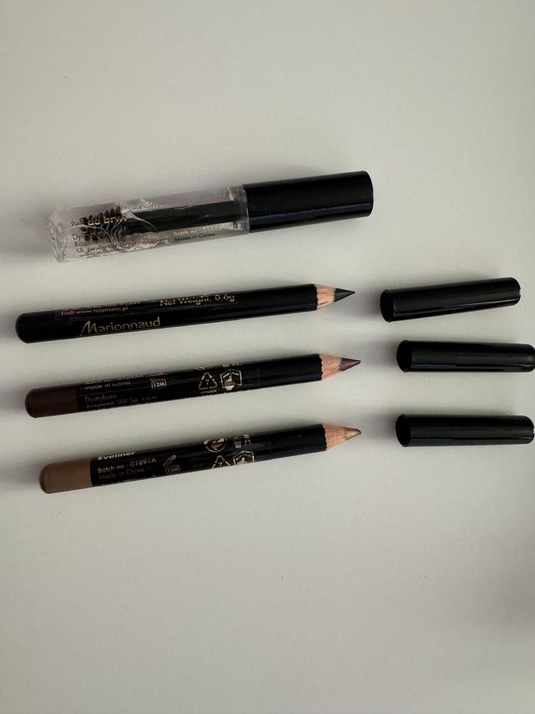 Marionnaud zestaw 3 x eyeliner plus żel do brwi