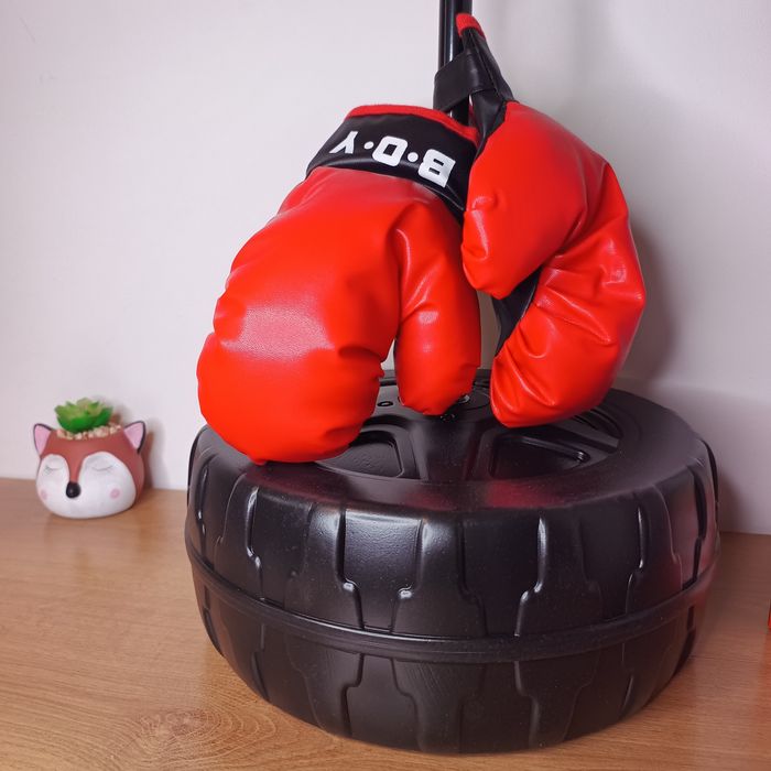 Боксерський набір на стійці до 125 см,боксерська груша,бокс дитячий