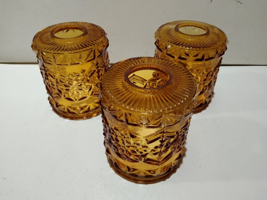 Klosz miodowy lampa PRL