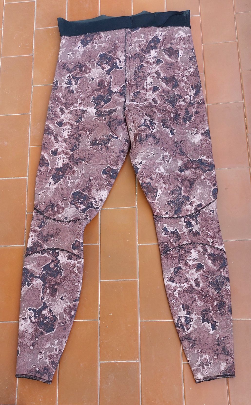 Fato caça sub XL Picasso Brown Atlantic 5mm tamanho XL