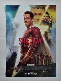 Plakat filmowy oryginalny - Shazam! Gniew Bogów