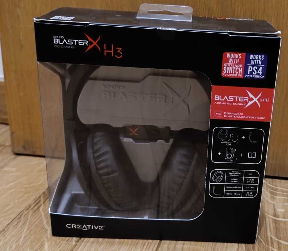 Auscultadores CREATIVE Blasterx H3