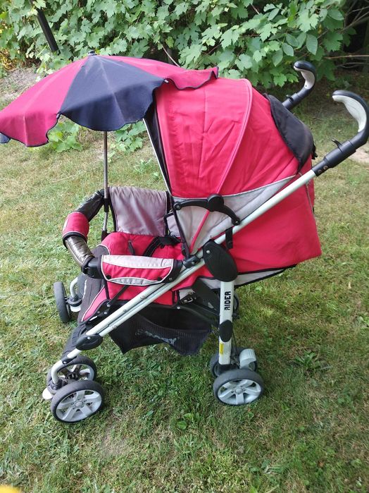 Wózek spacerowy pokrowiec na nóżki folia parasol