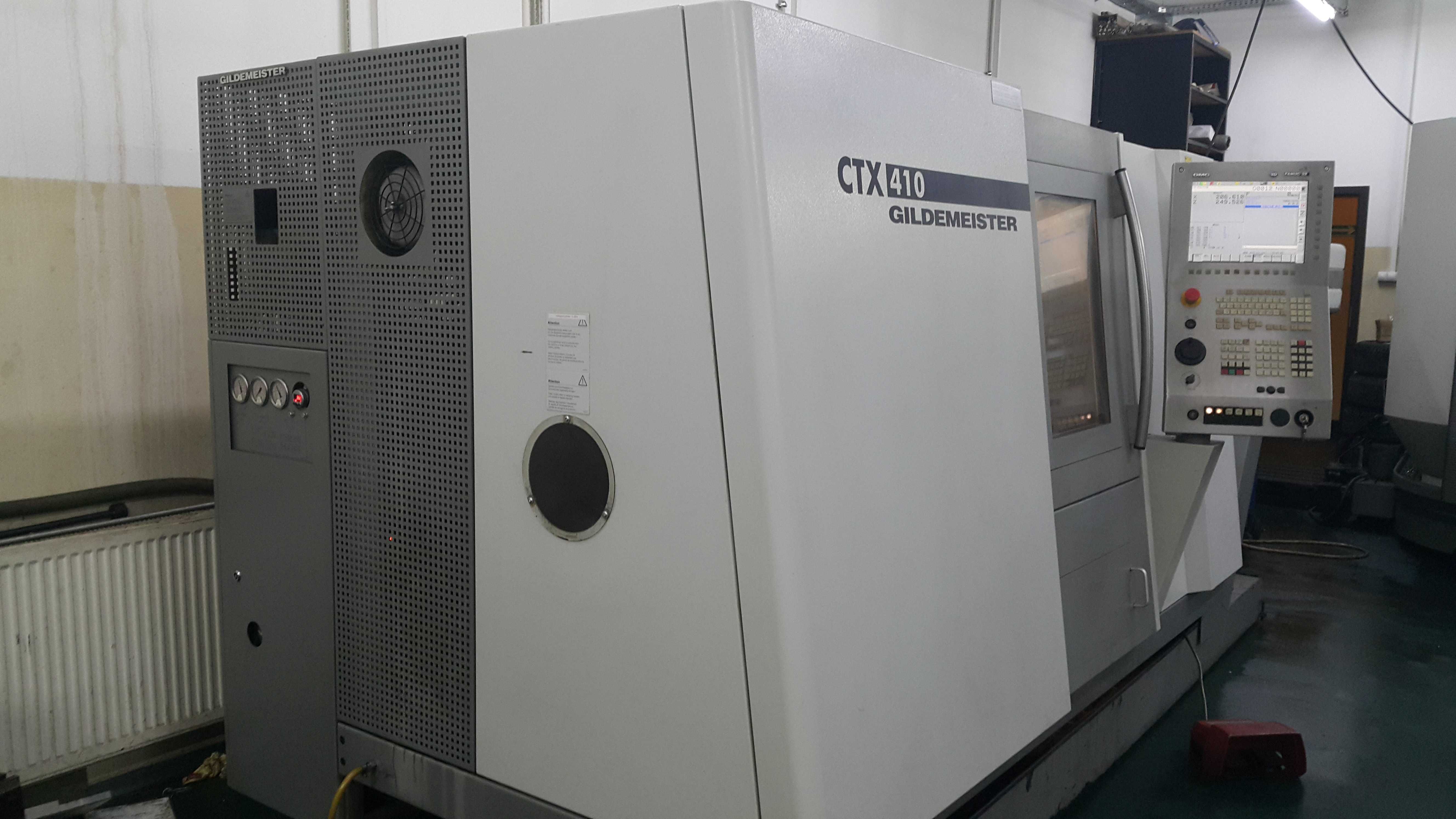 Tokarka CNC DMG Gildemeister CTX 410 V3 napędzane narzędzia